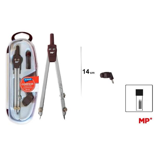 3 Piece School Compass Set