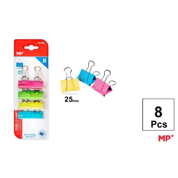 8 Pack Foldback Clip