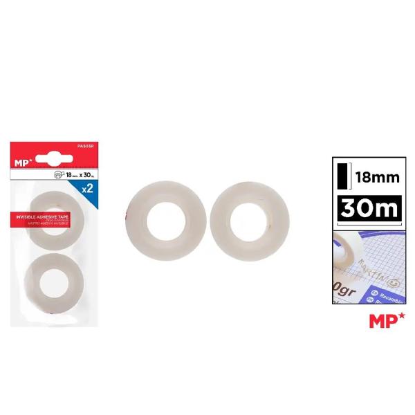 2 Pack Invisible Adhesive Tape