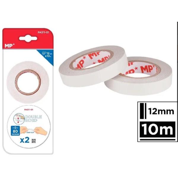 White Double Sided Tape - 12mm