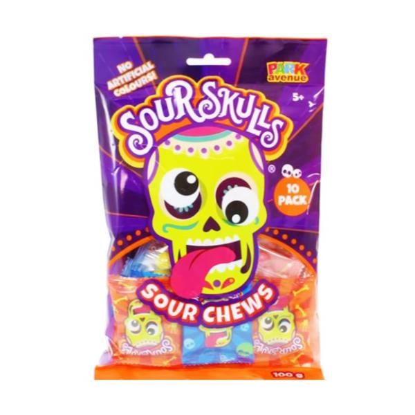 Park Avenue Sour Skulls Sour Chews - 100g