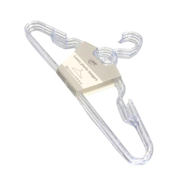 4 Pack Clear Clothes Hanger