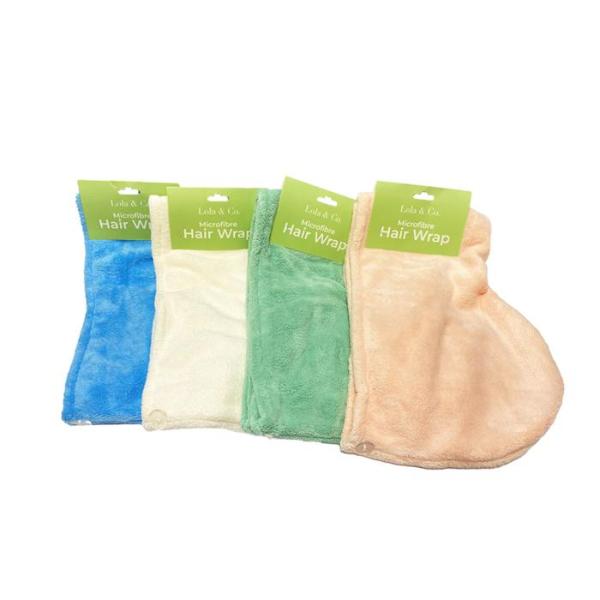 Microfibre Plain Hair Towel