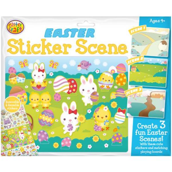 Easter Sticker Scene