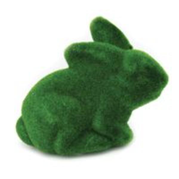 Grass Crouching Bunny Decoration - 15cm