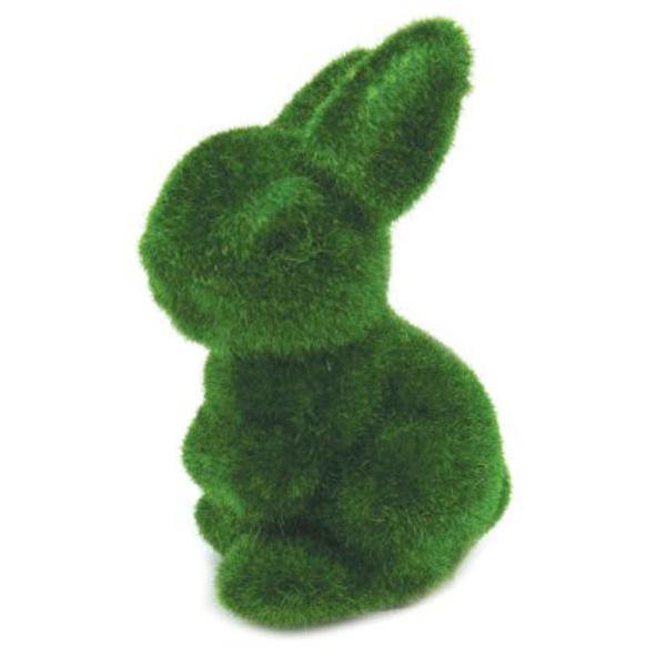 Grass Sitting Bunny Decoration - 10cm