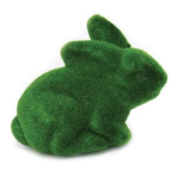 Grass Crouching Bunny Decoration - 10cm