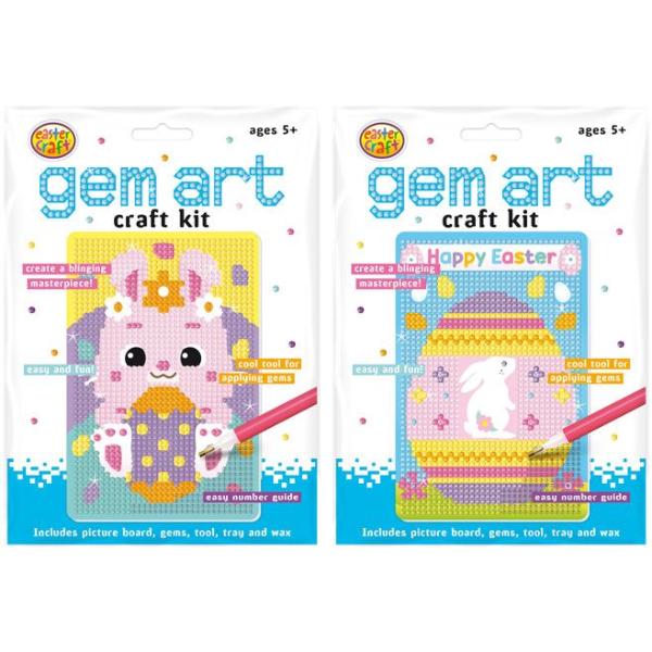 Easter Gem Art Craft Kit - 10cm x 15cm