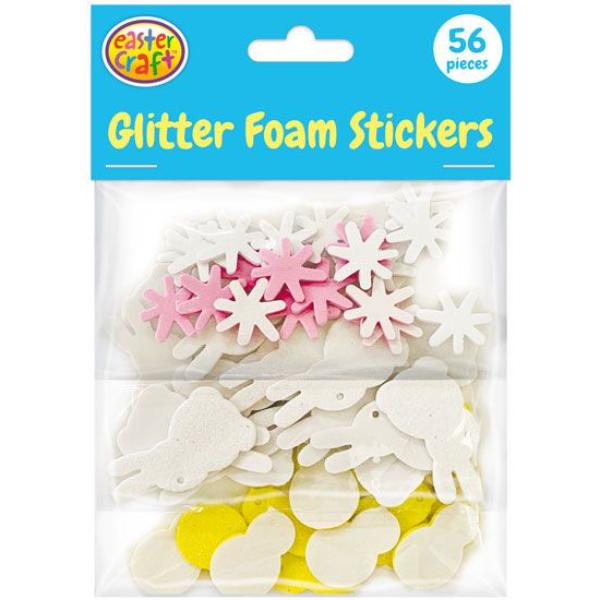 56 Pack Easter Craft Felt Stickers