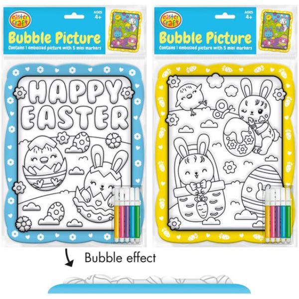 Easter Bubble Picture Colouring Set