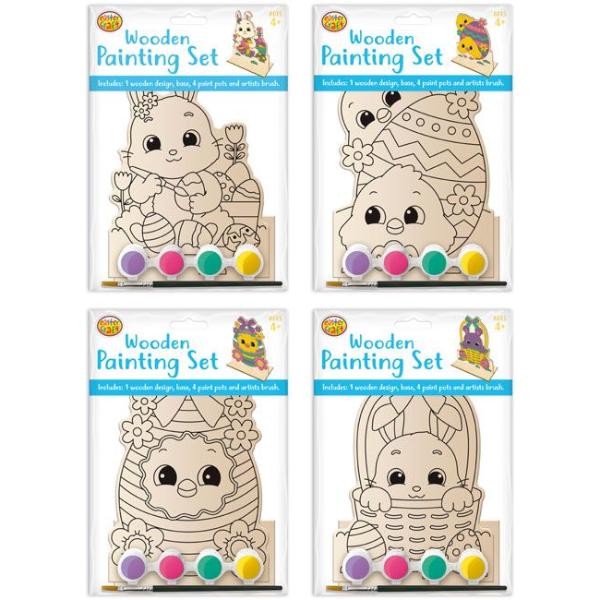 Easter Wooden Painting Set