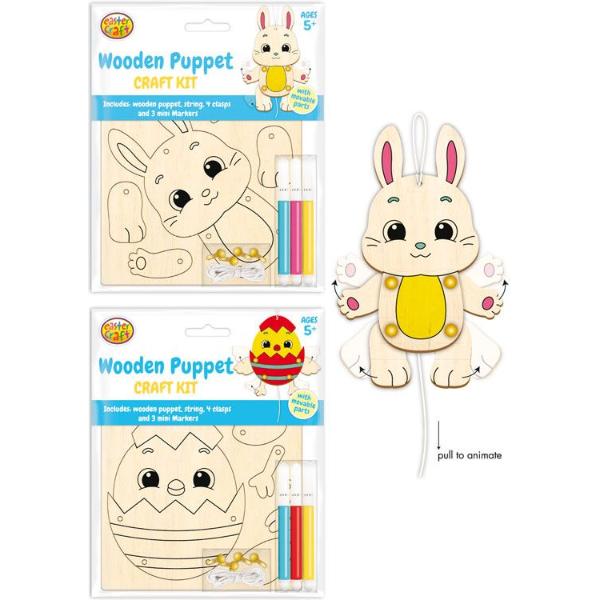 Easter Wooden Puppet Craft Kit