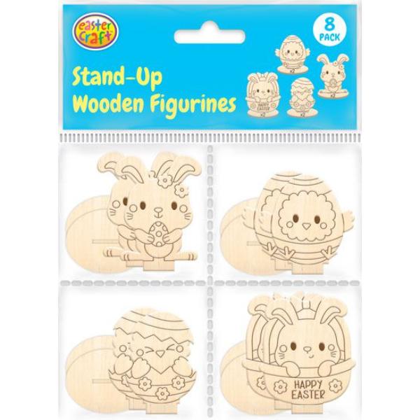 Easter Stand Up Wooden Figurines