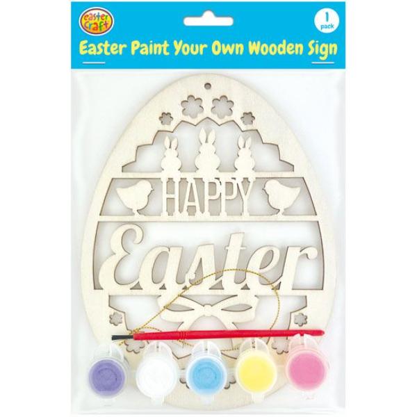 Easter Wooden Paint Your Own Sign