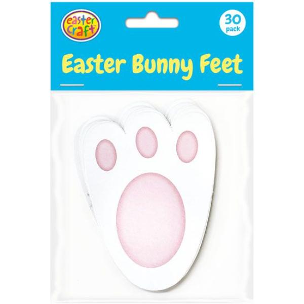 30 Pack Easter Bunny Feet