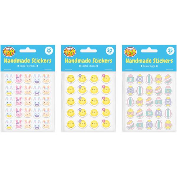 20 Pack Easter Handmade Stickers