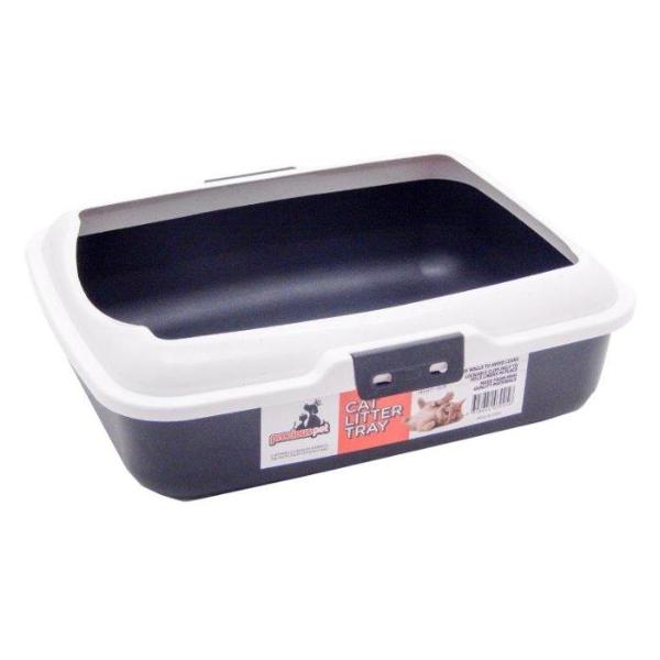 Rectangle Cat Litter Tray With Rim