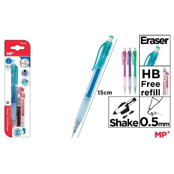 Mechanical Pencil With Leads - 0.5mm