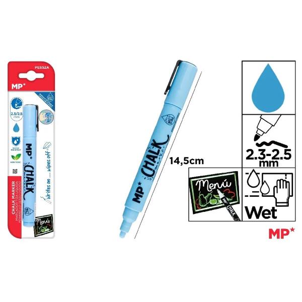 Blue Wet Erase Chalk Marker