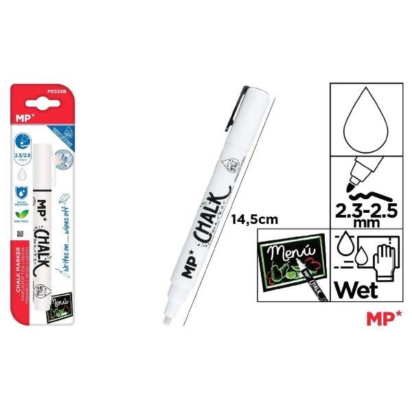 White Wet Erase Chalk Marker