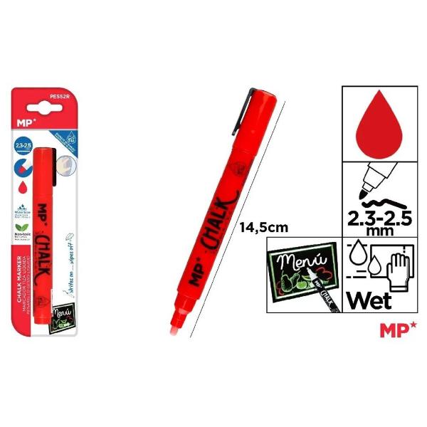 Red Wet Erase Chalk Marker