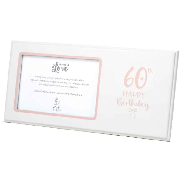 60th Birthday Wrapped In Love Frame