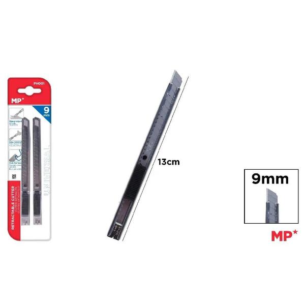 2 Piece Retractable Narrow Cutter - 9mm