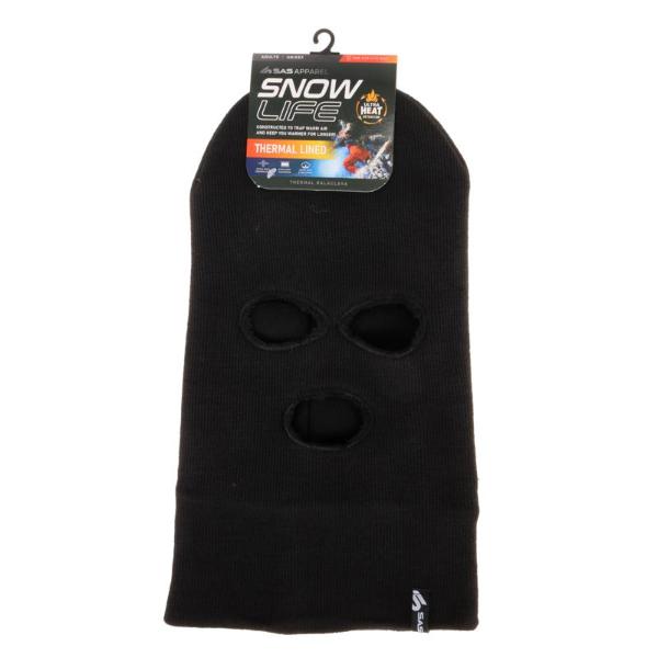 Thermal Lined Black Heat Control Balaclava
