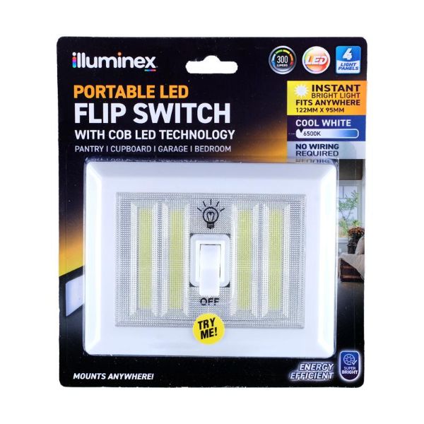 Illuminex Portable LED Flip Switch