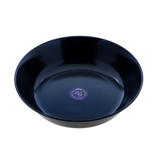 Melamine Round Black Bowl - 20cm x 5cm