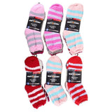 Load image into Gallery viewer, 5 Pack Microfibre Womens Stripes Socks
