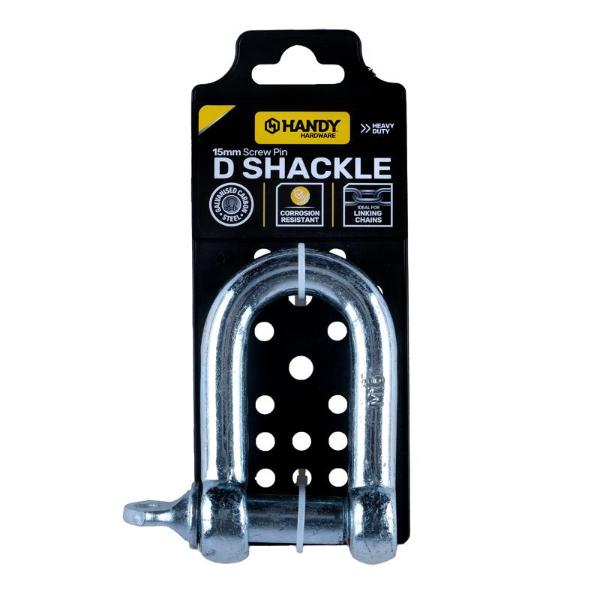 D Shackle Screw Pin - 1.5cm