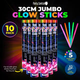 Load image into Gallery viewer, 10 Pack Jumbo Glow Sticks - 30cm
