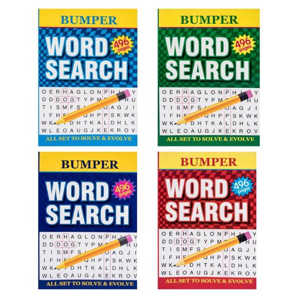 496 Pages Word Search Book - A5