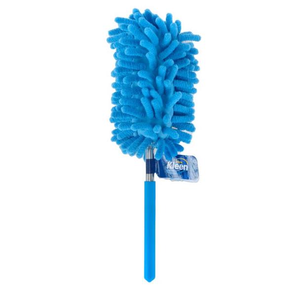 Blue Microfibre Duster With Telescopic Expandable Handle - 27cm x 64cm ...