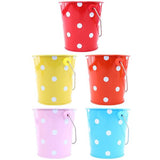 Load image into Gallery viewer, Polka Dot Tin Bucket - 10cm
