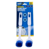 Load image into Gallery viewer, 2 Pack Hand Dish Brush With Scraper - 20.5cm
