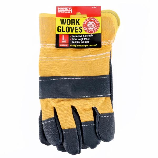 Heavy Duty Leather Gloves - 26cm