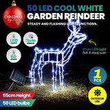 Load image into Gallery viewer, 50 Led Cool White Garden Reindeer - 55cm
