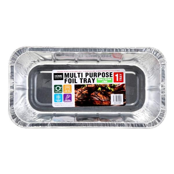 Rectangular Multi Purpose Foil Tray - 32cm x 16.7cm x 8cm