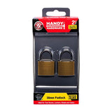 Load image into Gallery viewer, 2 Pack Keyed Padlock - 3cm
