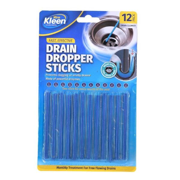 12 Pack Drain Dropper Sticks