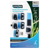 Load image into Gallery viewer, 4 Pack Premium Garden Hose Connector Set
