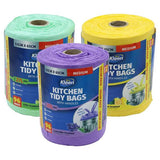 Load image into Gallery viewer, 96 Bin Liner Kitchen Tidy Garbage Bags With Handle - 27L
