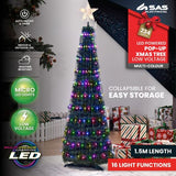 Load image into Gallery viewer, Multicolour Led Pop Up Christmas Tree - 150cm

