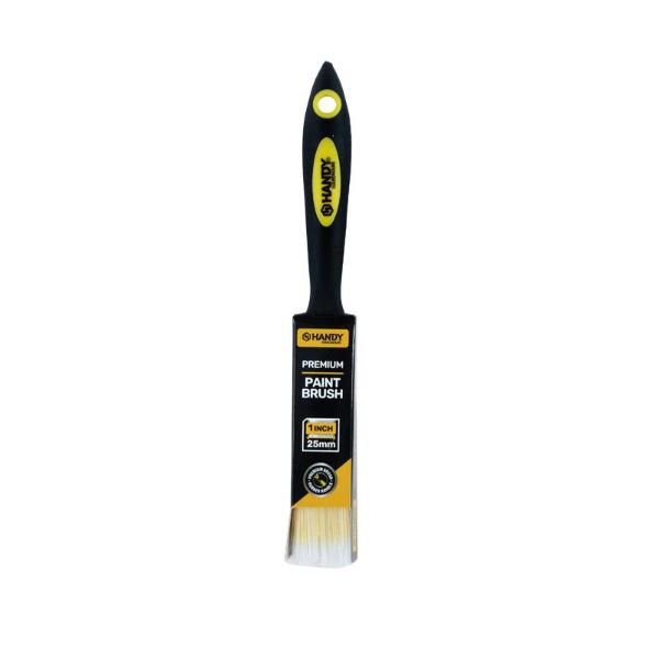 Paint Brush With Rubber Handle - 2.54cm