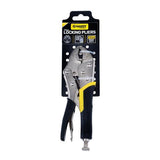 Load image into Gallery viewer, Black &amp; Yellow Carbon Steel Comfort Grip Handle Adjustable Locking Pilers - 17.5cm
