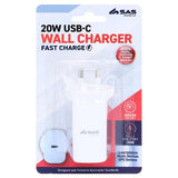 Load image into Gallery viewer, White 20W 1 Port Usb C Wall Charger
