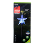 Load image into Gallery viewer, Colour Changing Led Solar Light Christmas Star Stake - 11cm x 84cm
