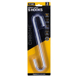 Load image into Gallery viewer, 3 Pack Chrome Heavy Duty S Hook - 20cm x 3.5cm x 0.63cm

